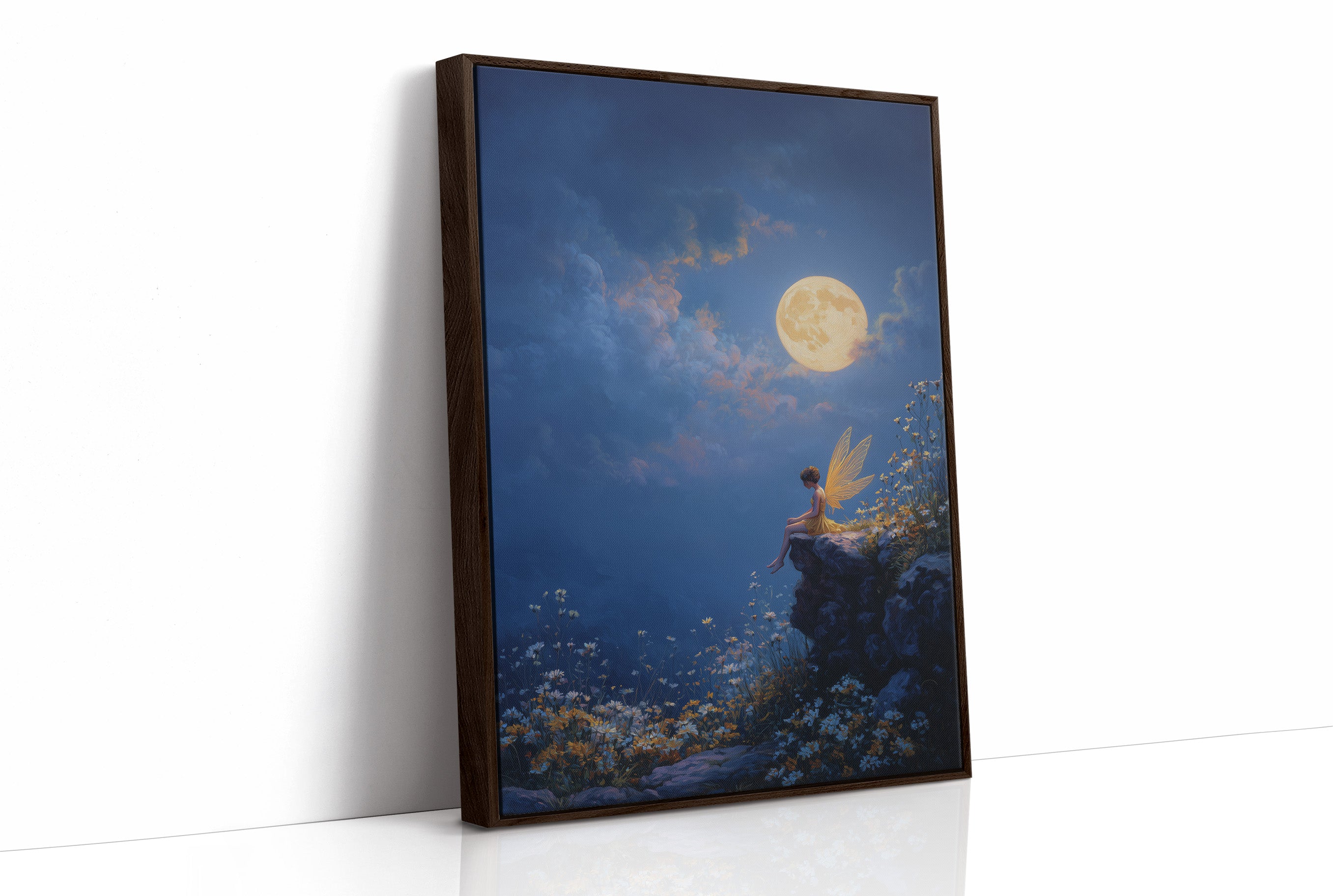 Moonlit Perch Beyond Mortal Shores