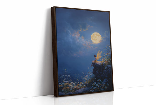 Moonlit Perch Beyond Mortal Shores