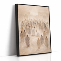 Ethereal Gathering in Luminous Mist