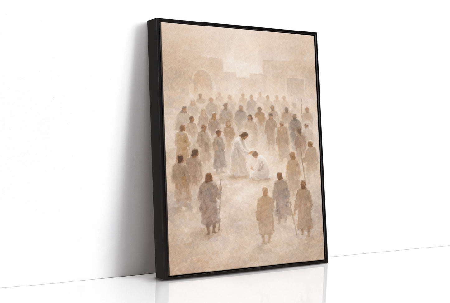 Ethereal Gathering in Luminous Mist