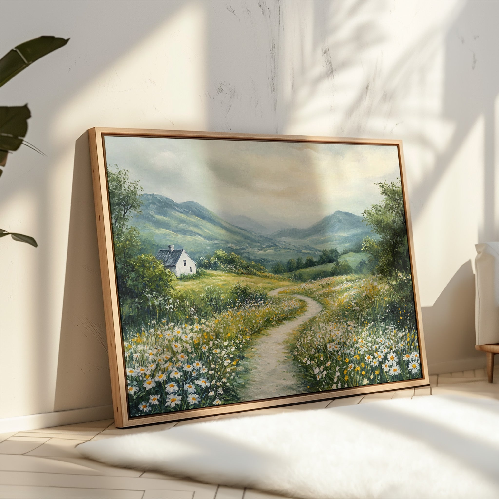 Daisies Guide The Mountain Path Home