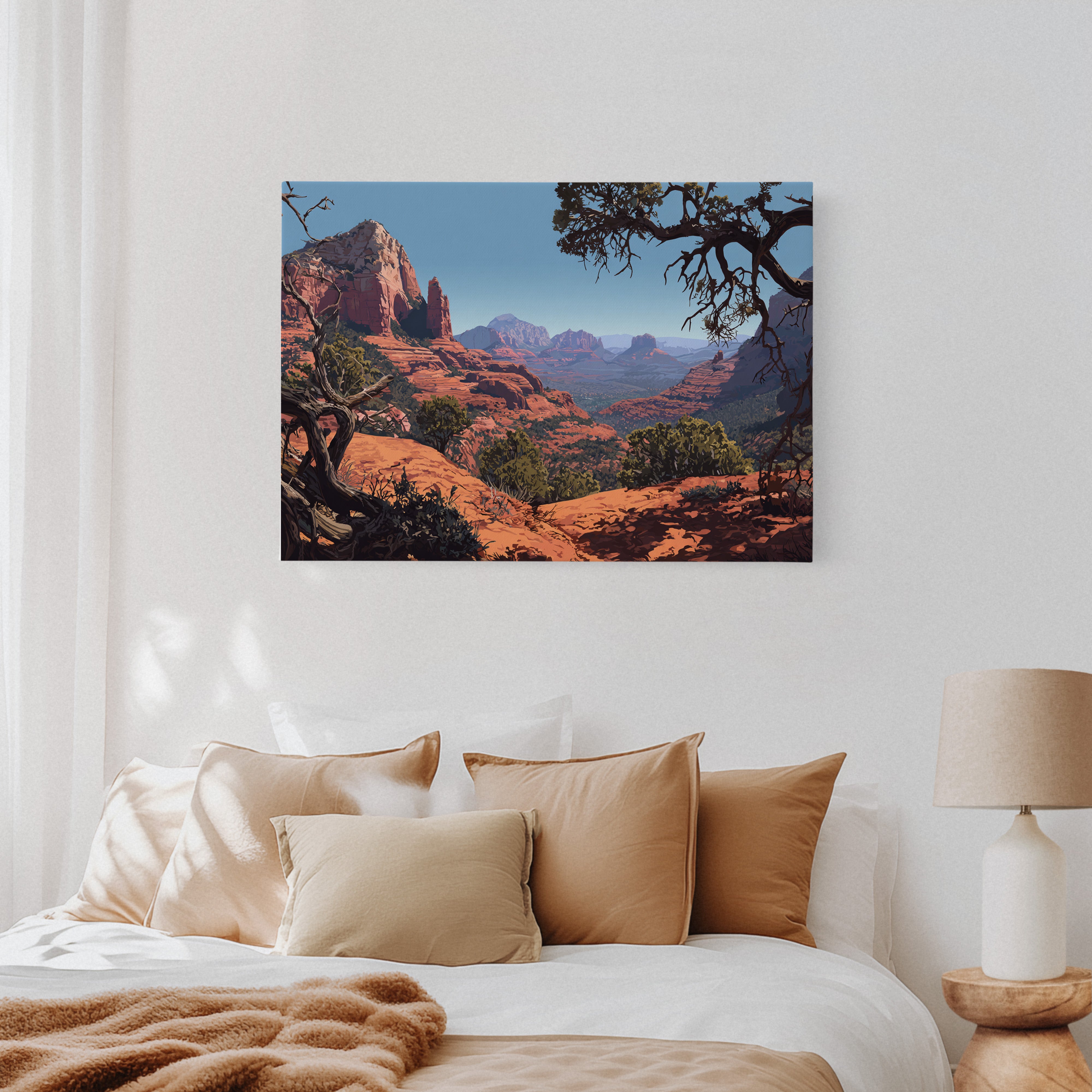 Twisted Juniper Frames Desert Peaks