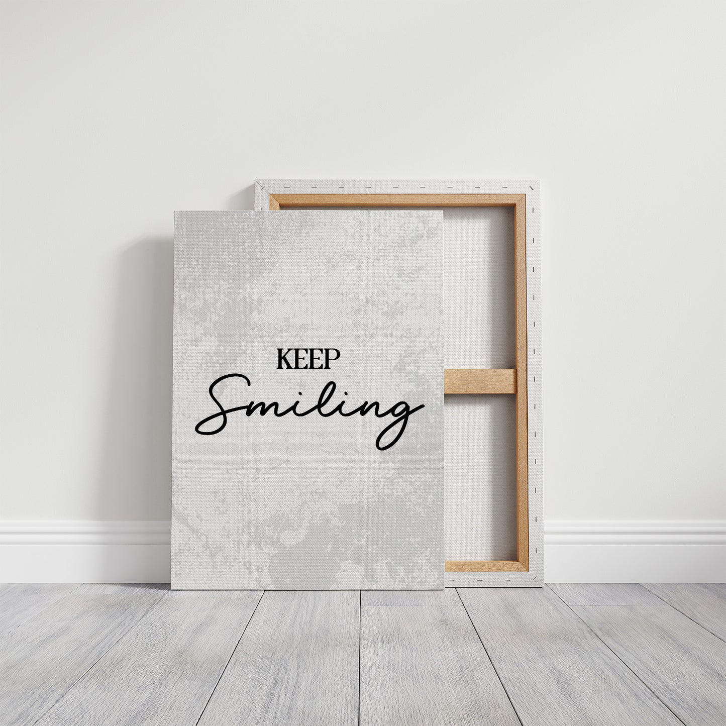 Keep Smiling Script Quote