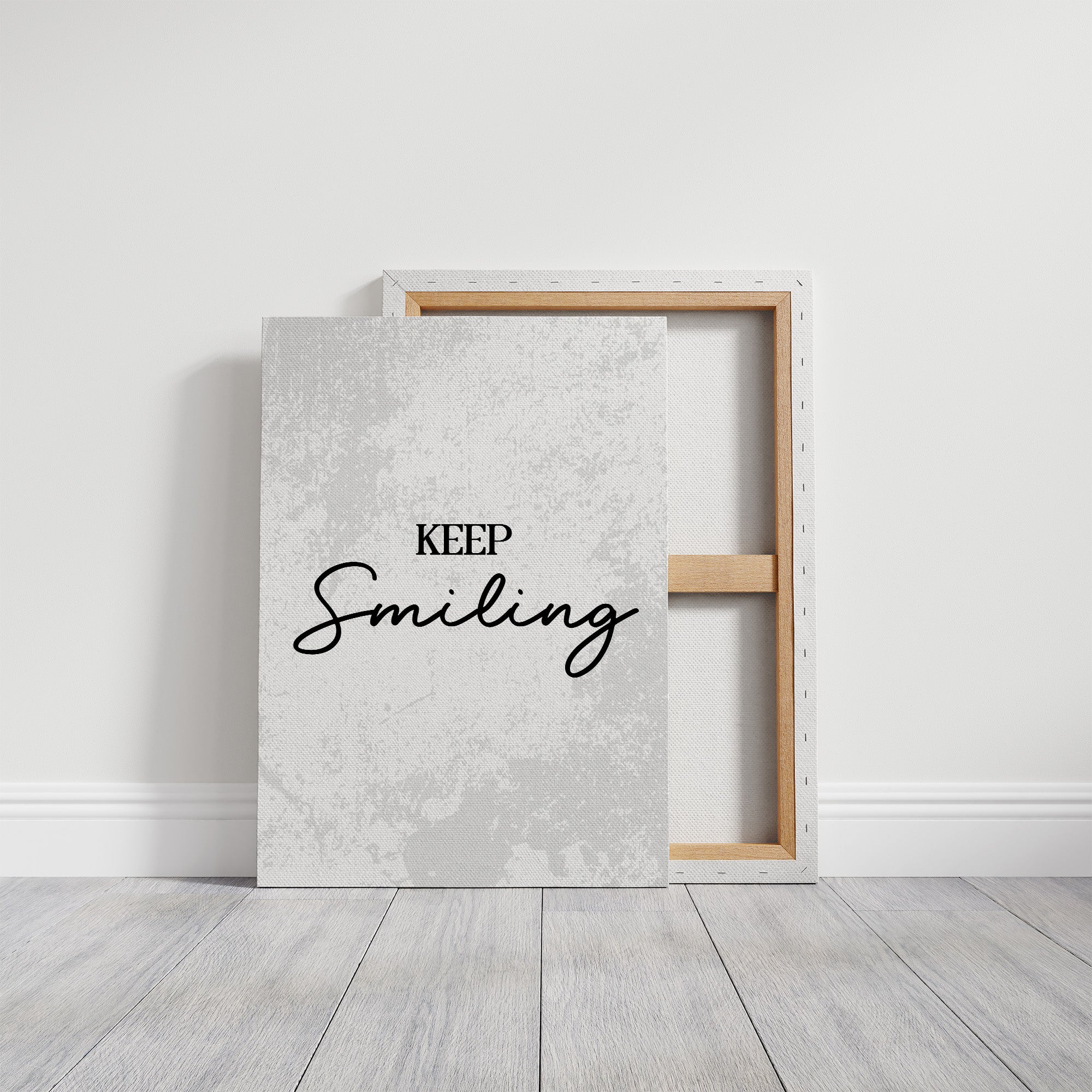Keep Smiling Script Quote