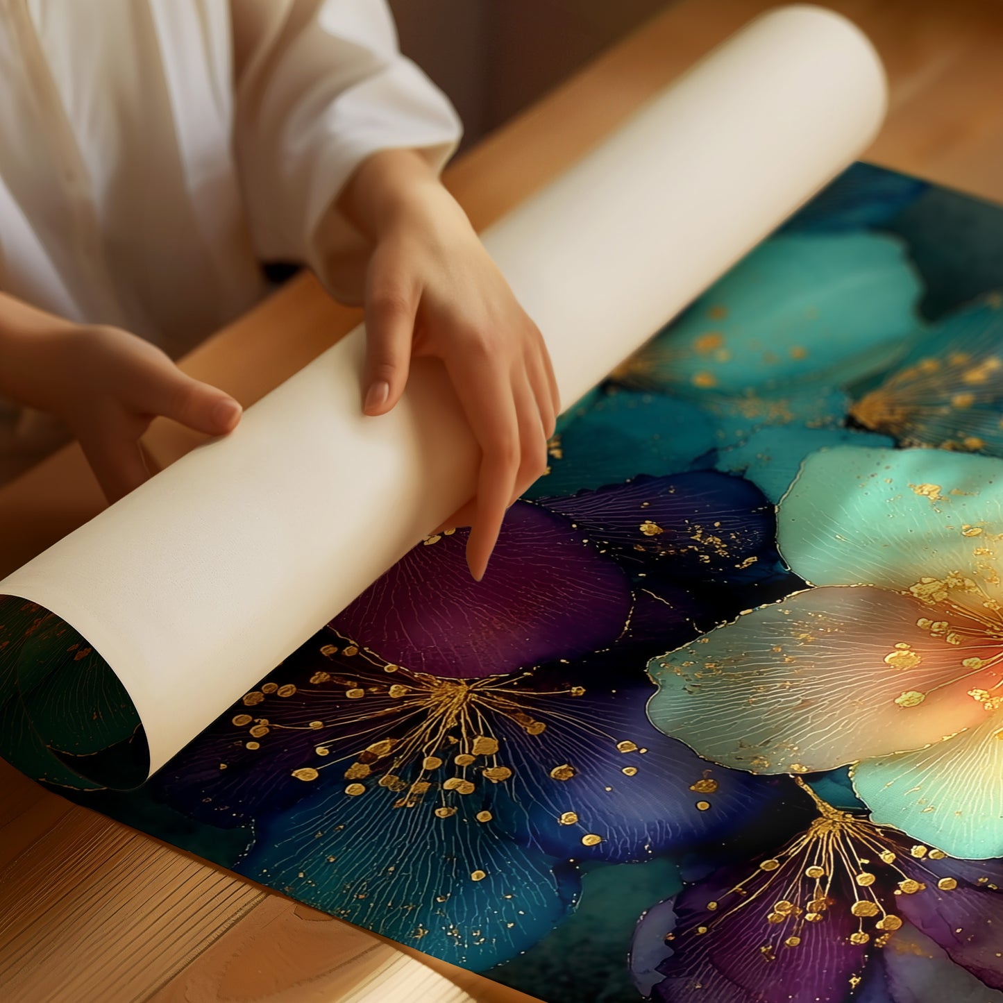 Gold Dust Fell and the Flowers Kept It