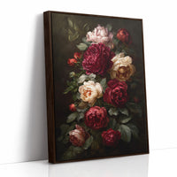 Velvet Blooms Against Midnight Walls