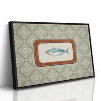 Coastal Memory In Leather Frame