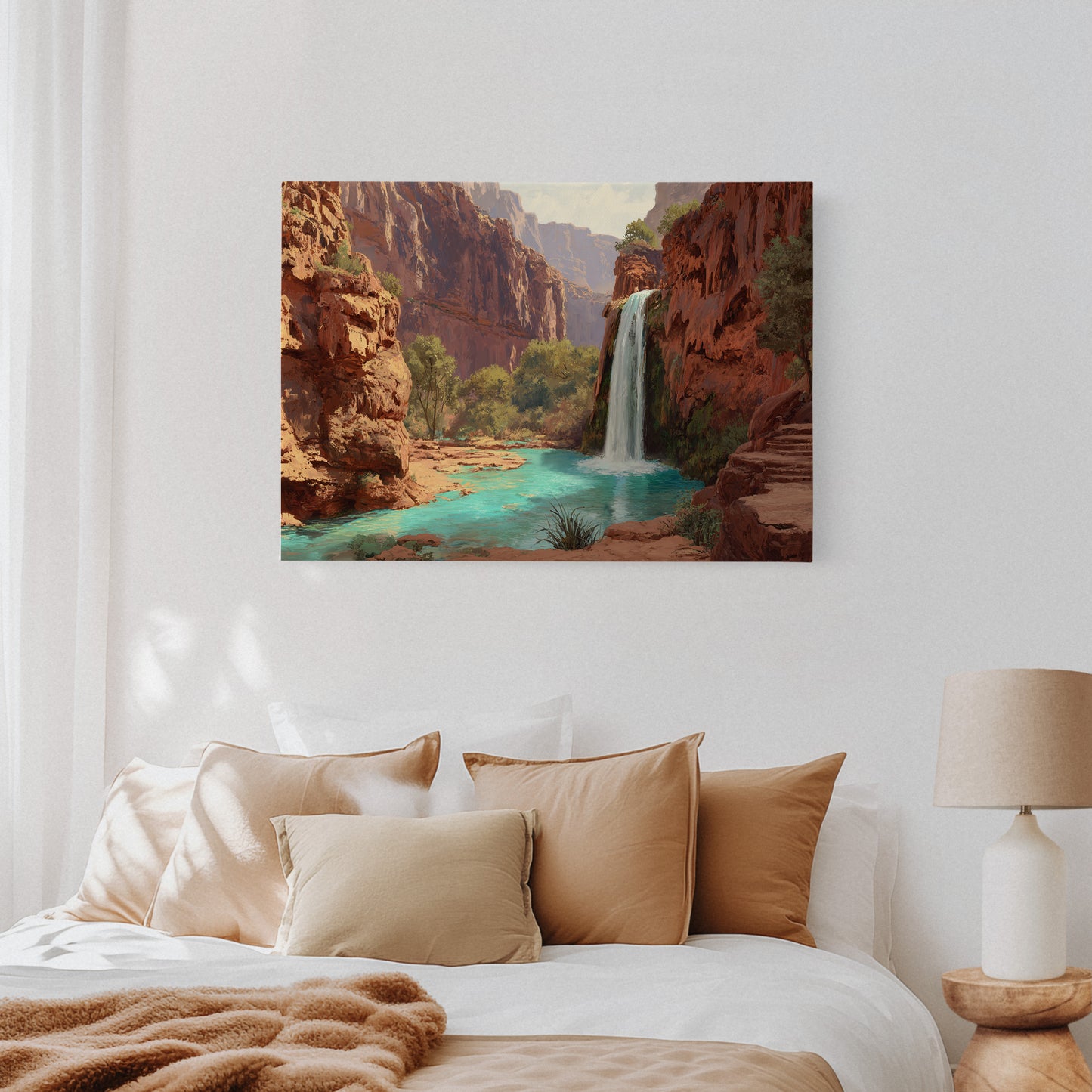 Turquoise Waters Meet Desert Walls