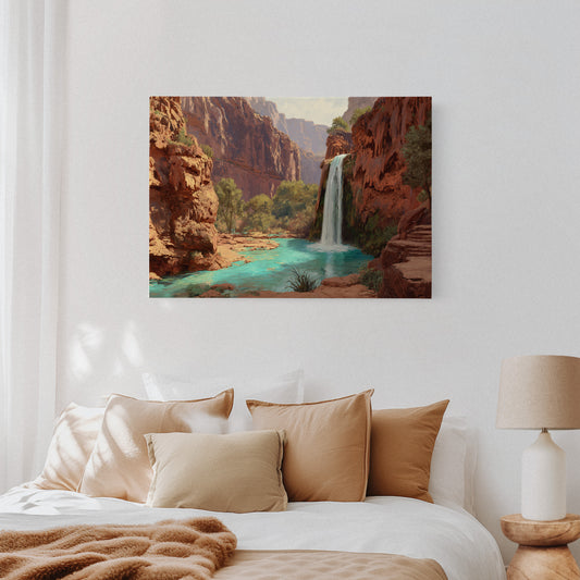 Turquoise Waters Meet Desert Walls