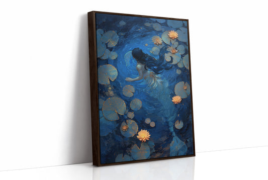 Midnight Blooms Upon Still Waters
