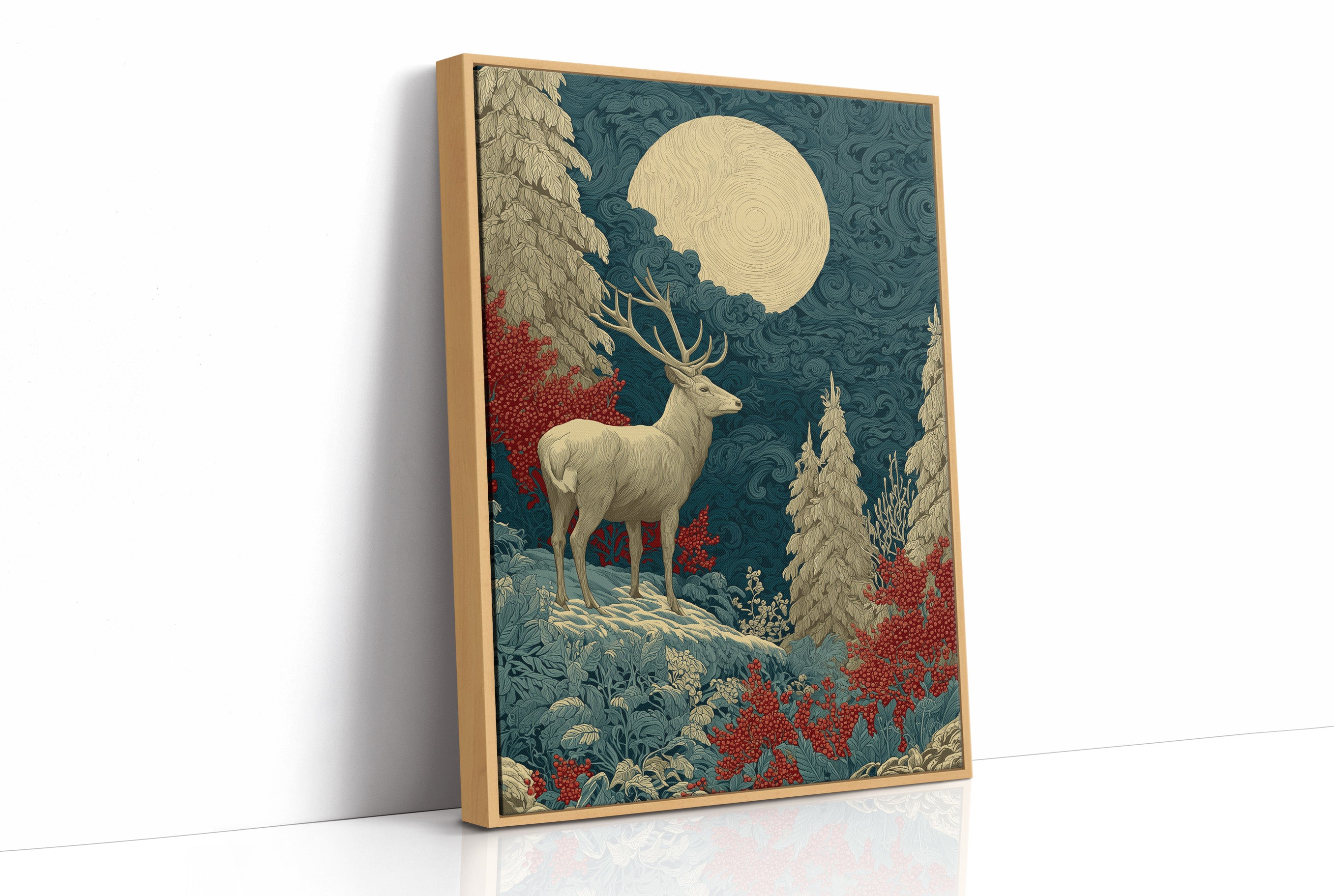 The Stag Stood Still for the Moon