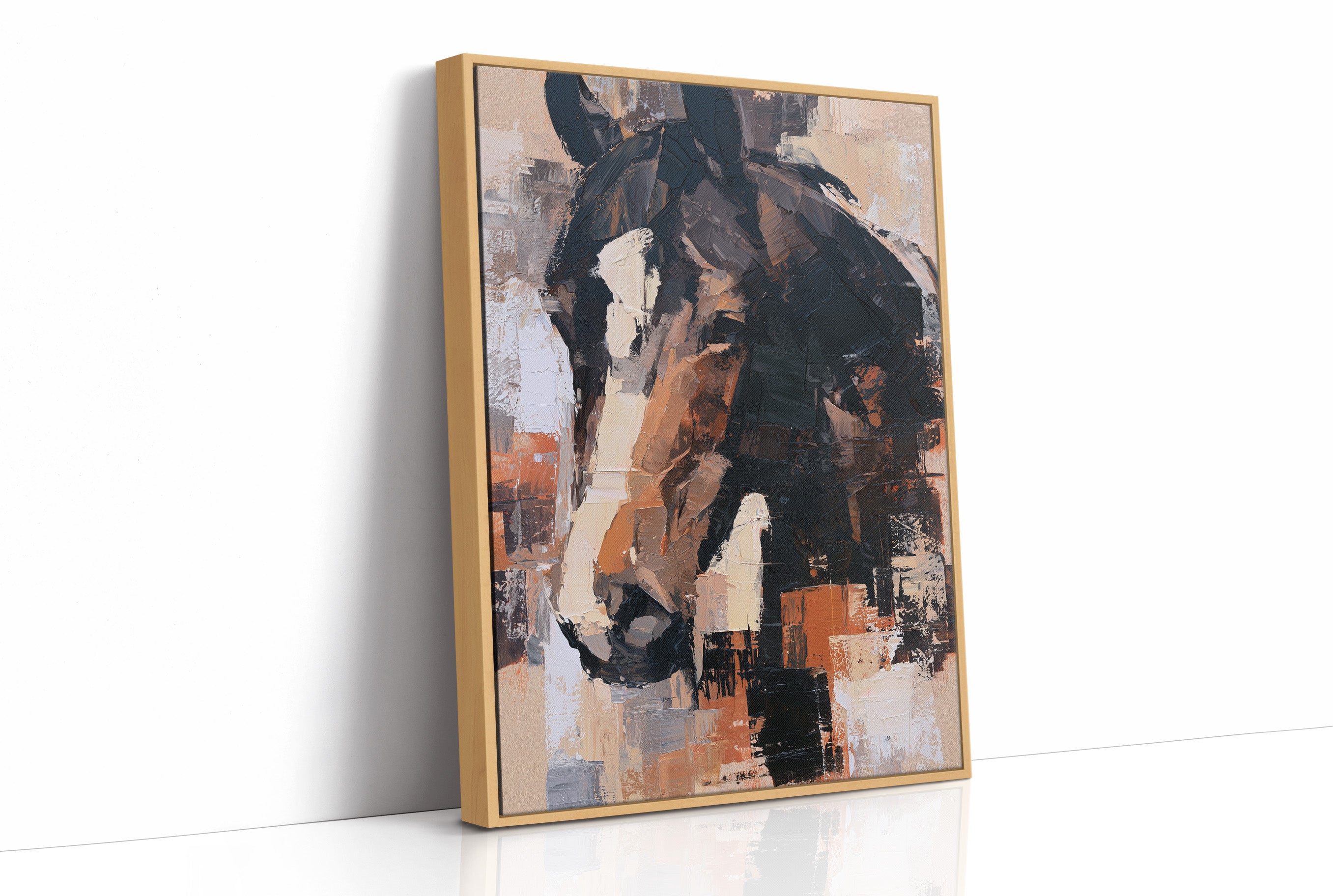 Horse in Rust and Shadow