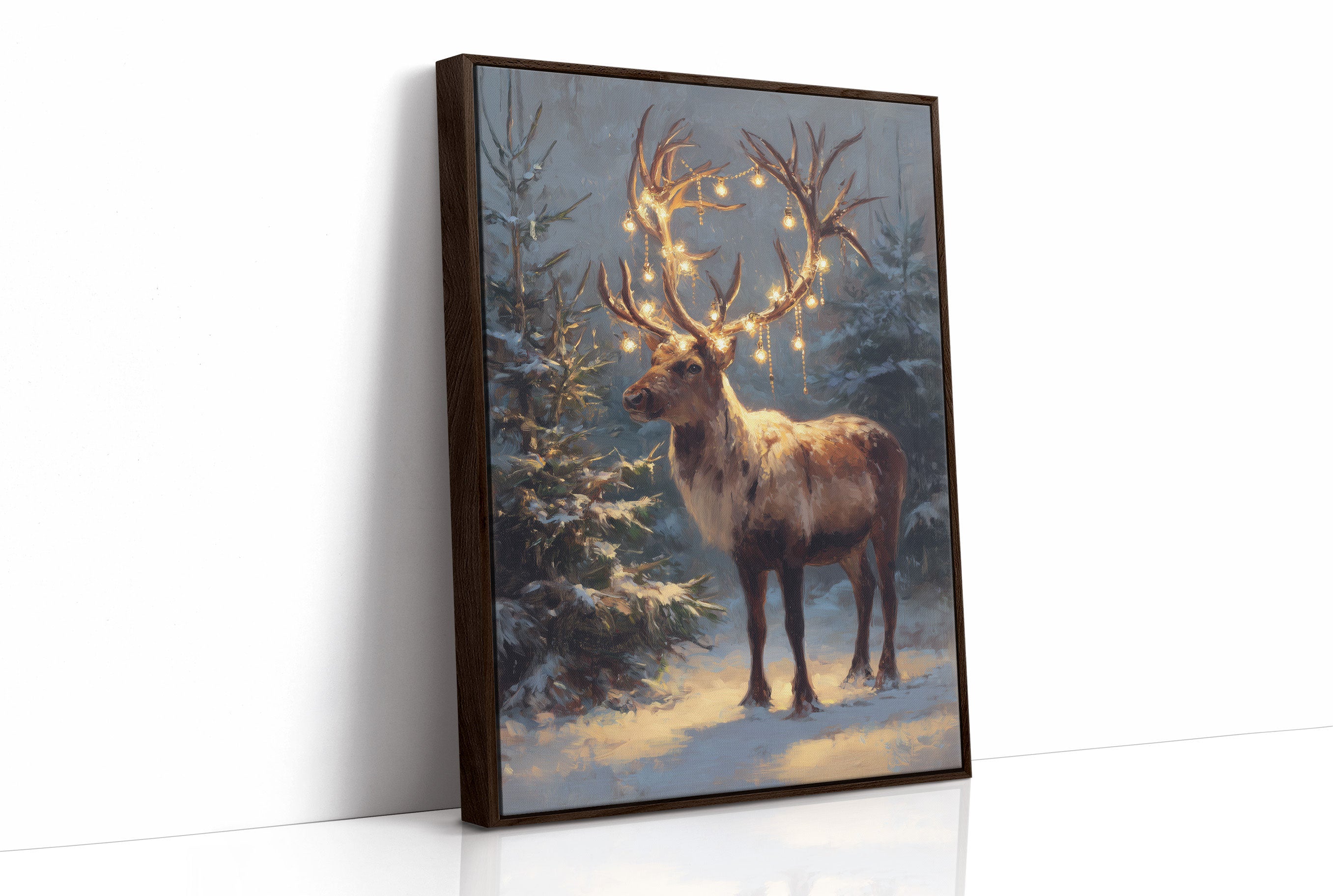 Starlit Antlers Pierce December Night