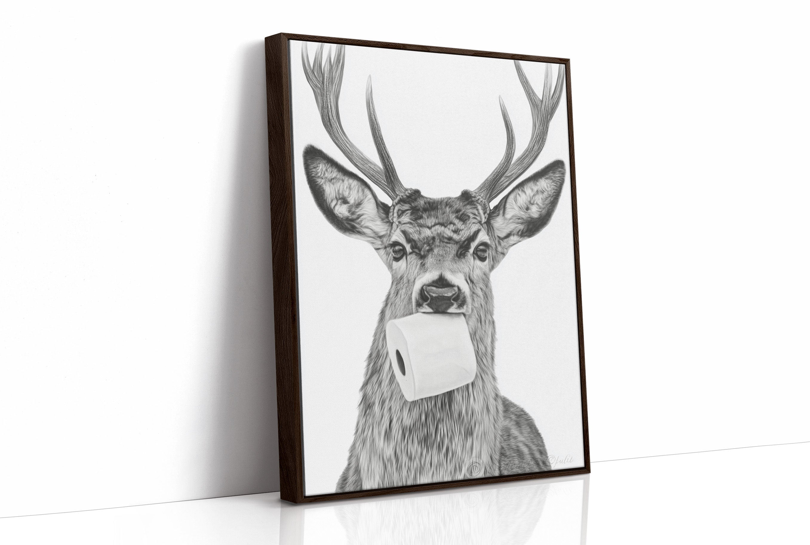 Stag's Unexpected Bathroom Break