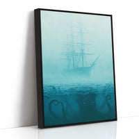 Ghost Ship Adrift Above the Kraken's Reach