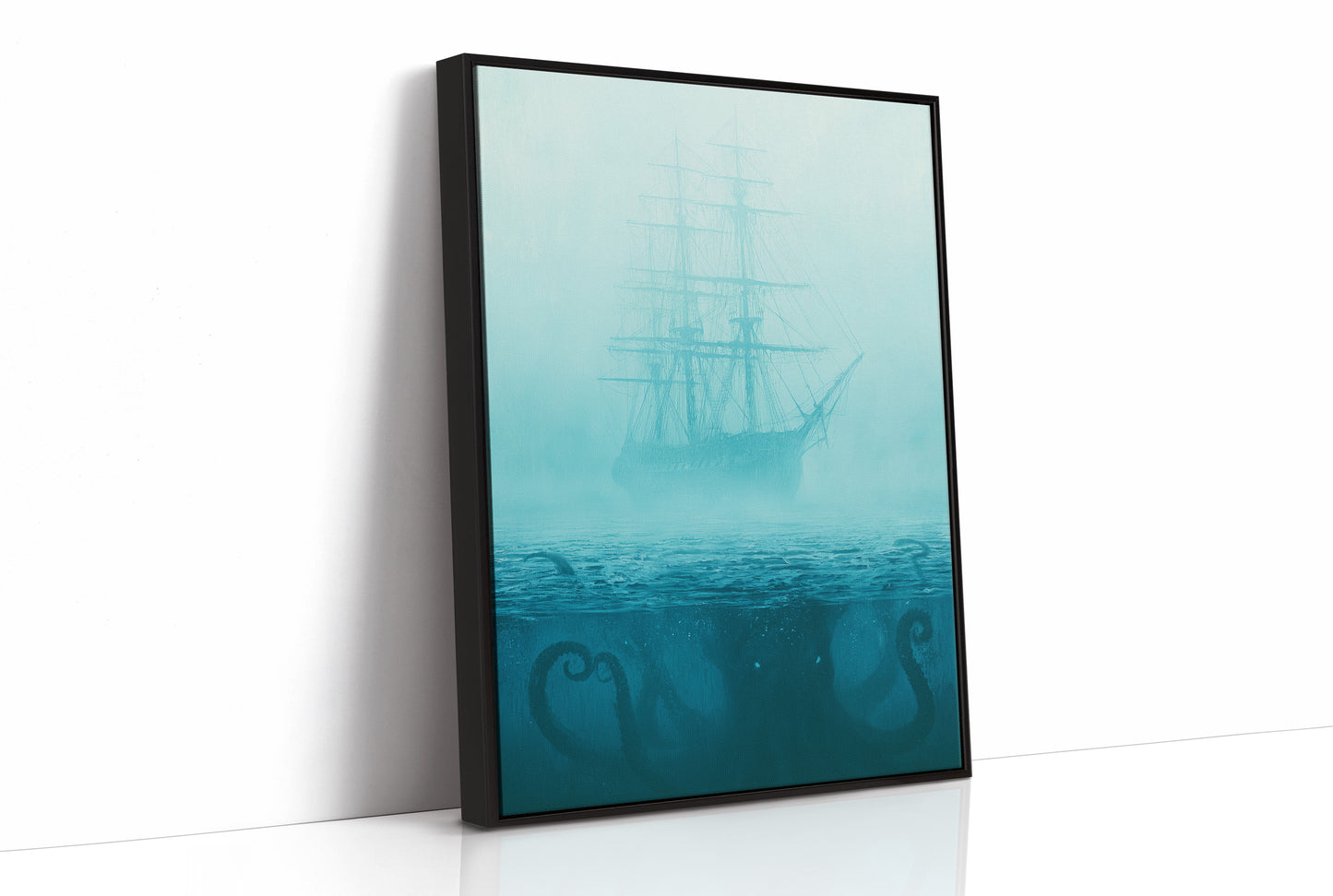 Ghost Ship Adrift Above the Kraken's Reach