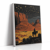 Starlit Trails Through Monument Valley