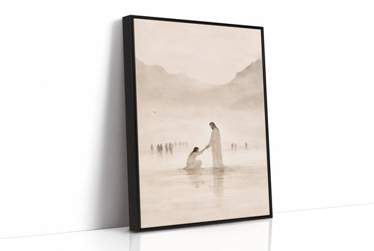 Divine Mercy Amidst Ethereal Waters