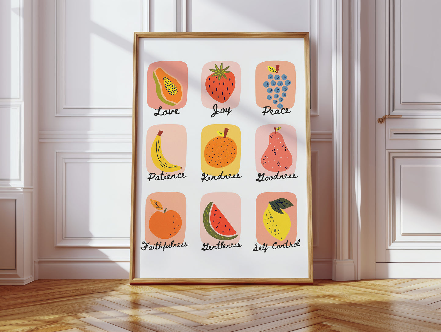 Fruits of the Spirit Illustrated Print