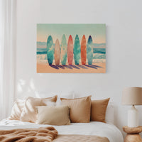 Surfboards Paint Their Summer Stories