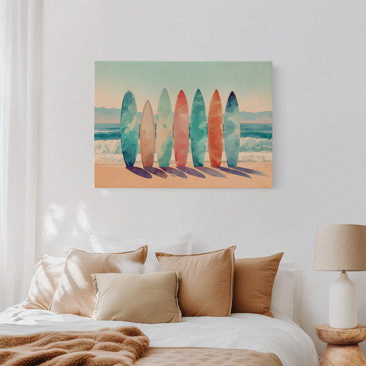 Surfboards Paint Their Summer Stories