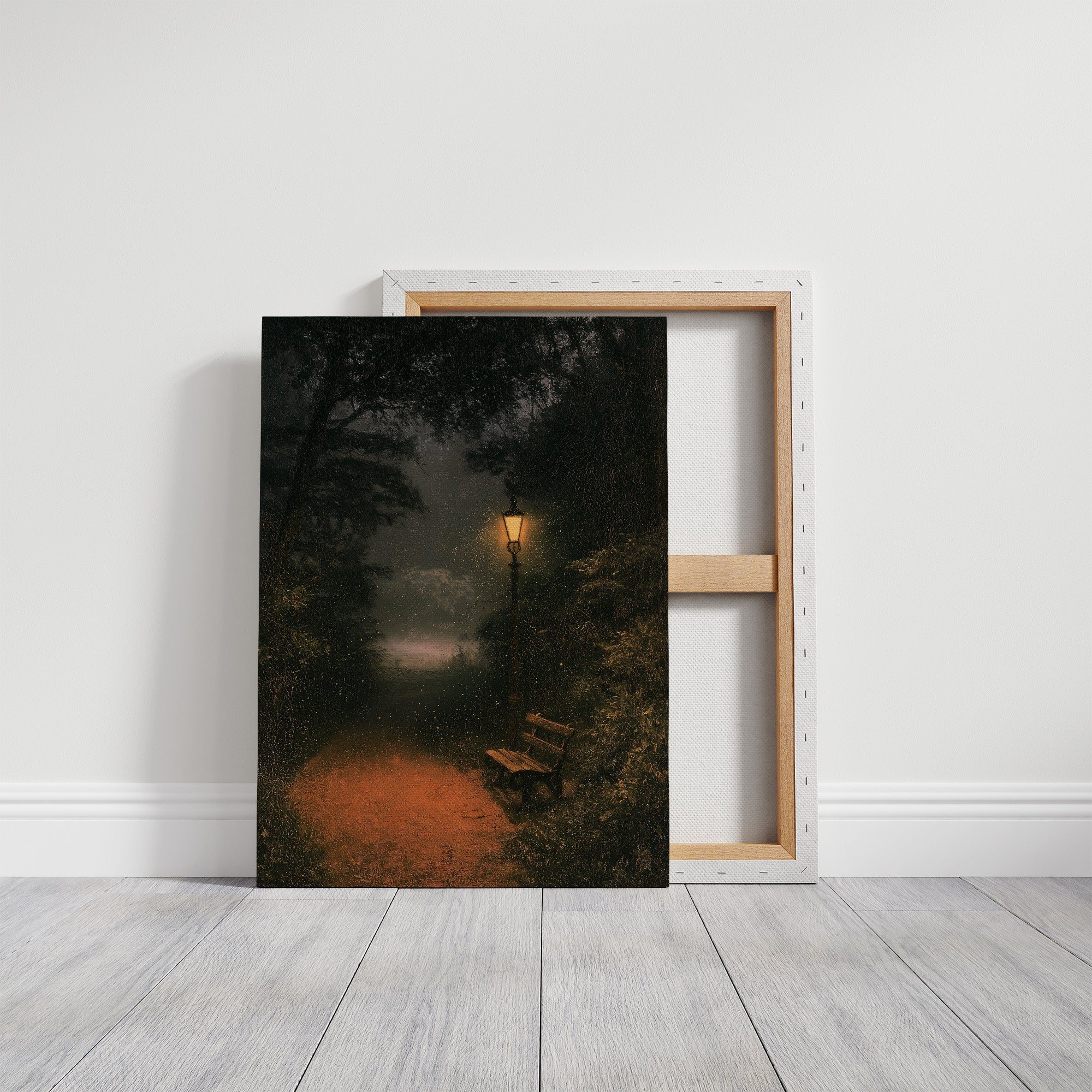 Lantern Glow On A Quiet Path