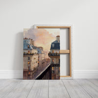 Evening Light Over Paris Rooftops