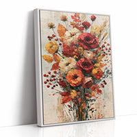 Wildstem Roses, Palette Knife Bloom