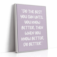 Do The Best You Can Quote Print