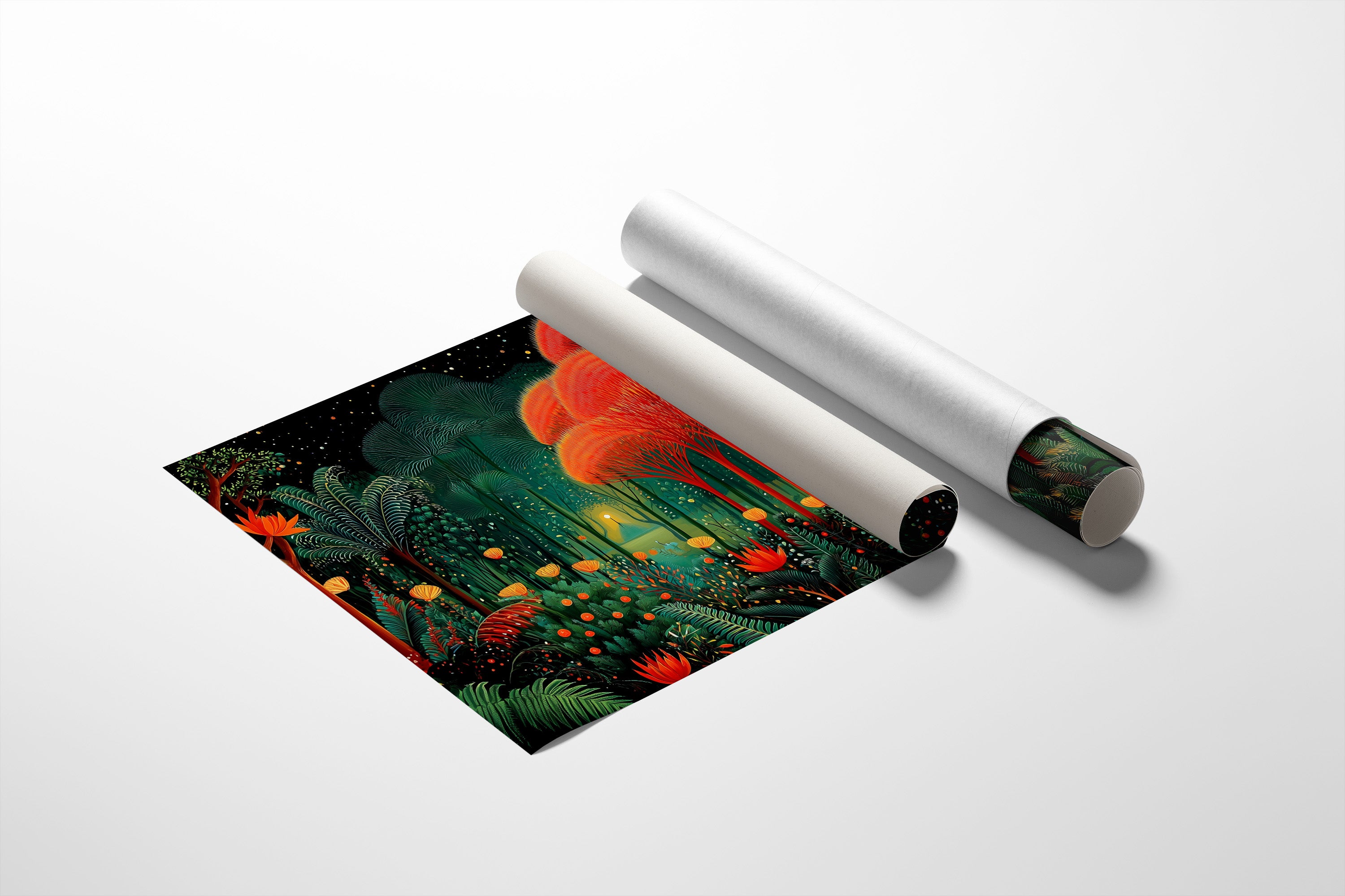 Coral Trees Dance In Midnight Gardens