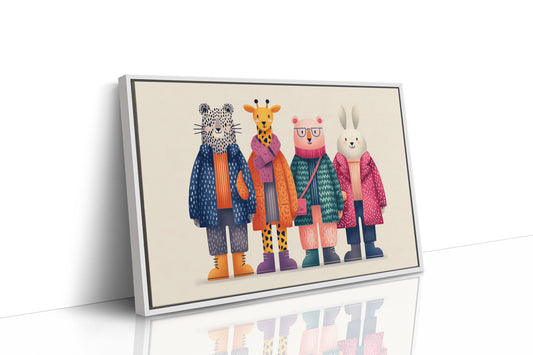 Friends in Their Sunday Coats