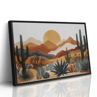 Agave Blooms Meet Desert Dawn