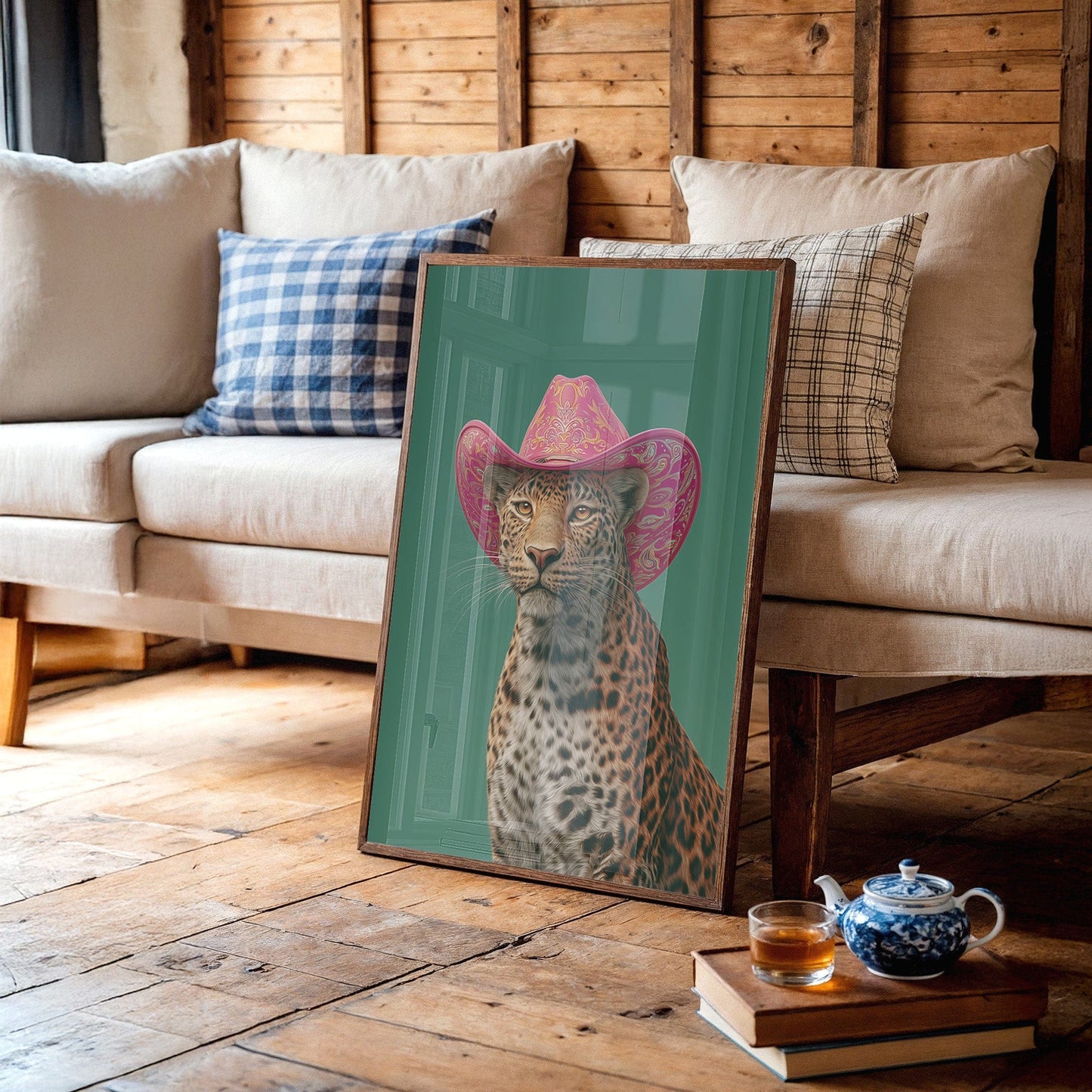 Leopard Wears Rodeo Queen Dreams