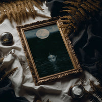 Surfacing Beneath a Pale Moon
