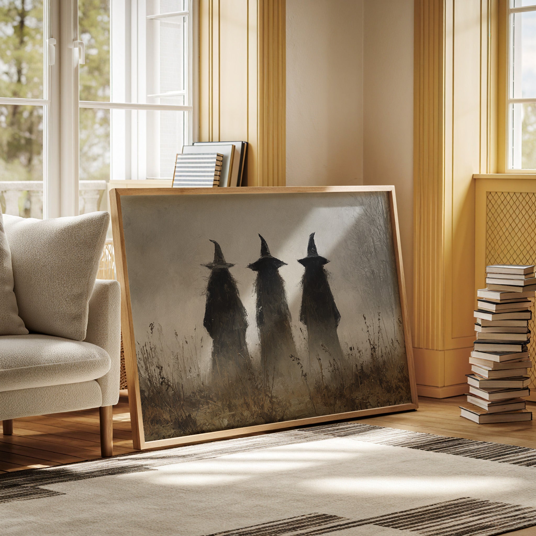 Three Figures in the Mist
