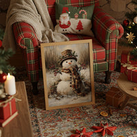 Winter's Charm In Plaid And Holly