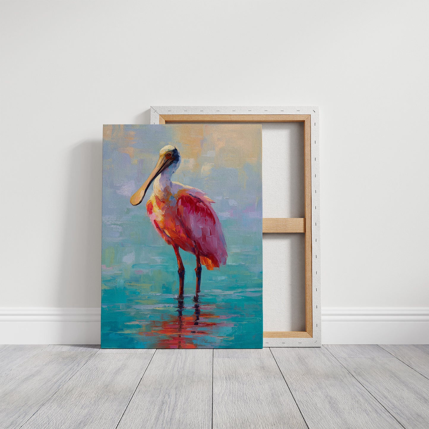 Coral Wader In Turquoise Shallows