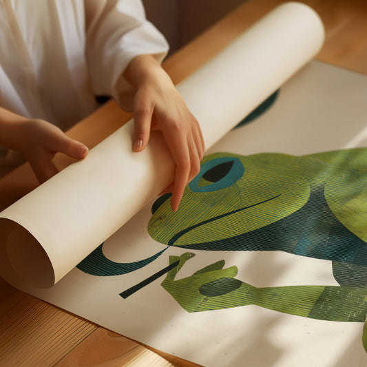 Whimsical Amphibian's Midnight Melody
