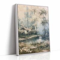 Daisies by the Water: Cottage in the Birch Grove