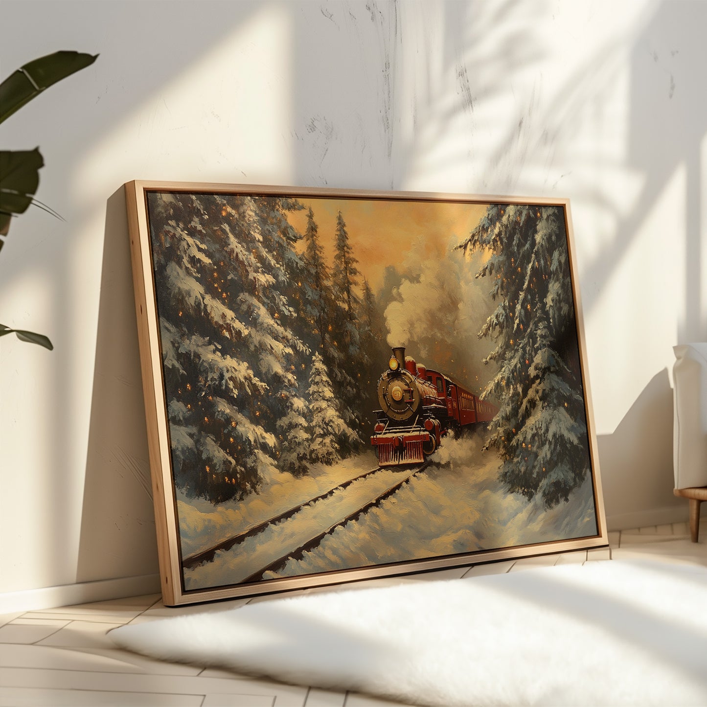 Winter Rails Carry Christmas Dreams Home