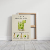 Spicy Margarita Cocktail Recipe Print