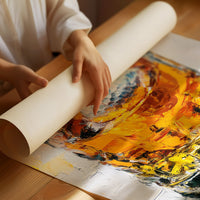 On the Rocks: An Impasto Pour