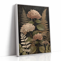 Blush Blooms Against Midnight Walls