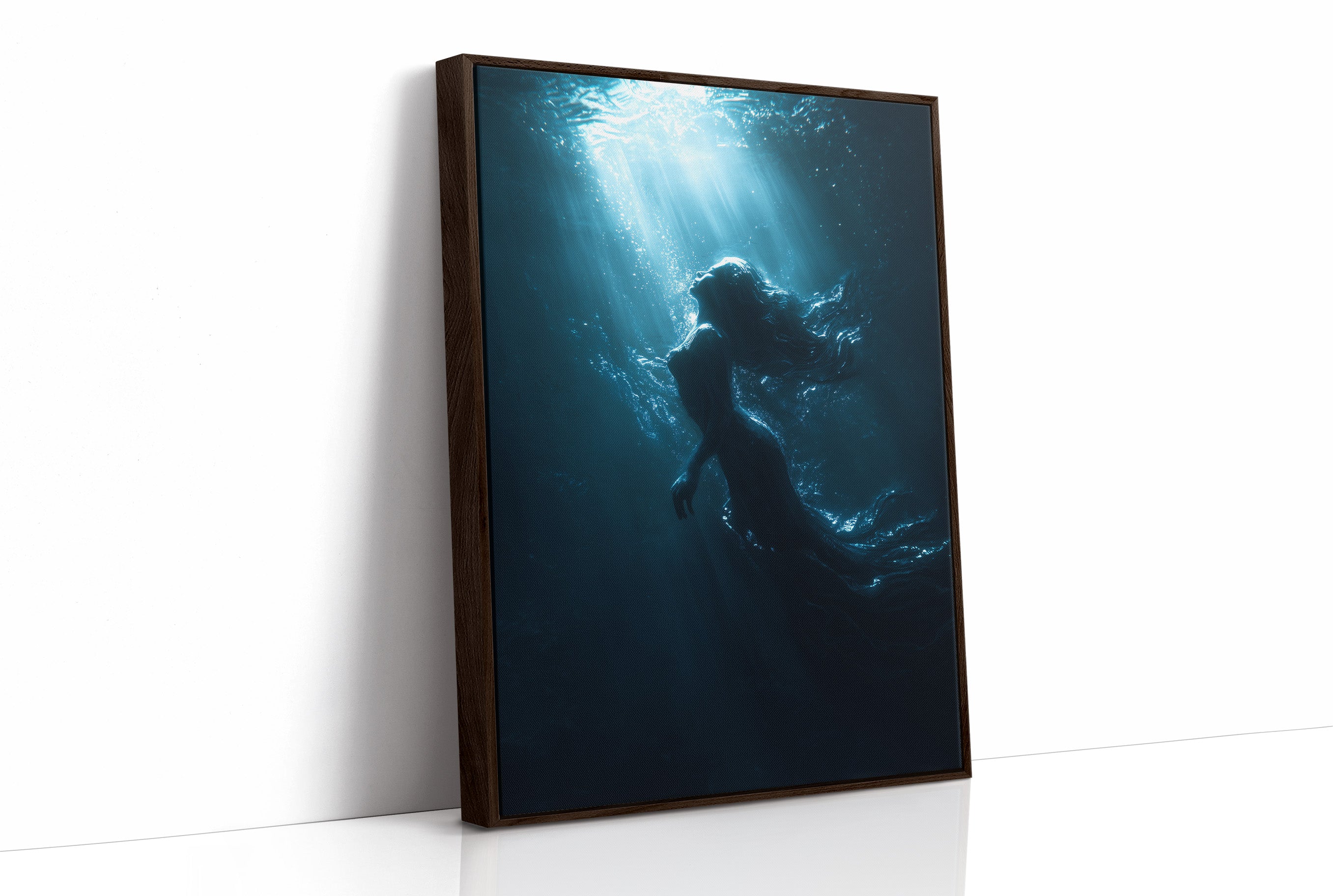 Beneath Rays In Azure Depths