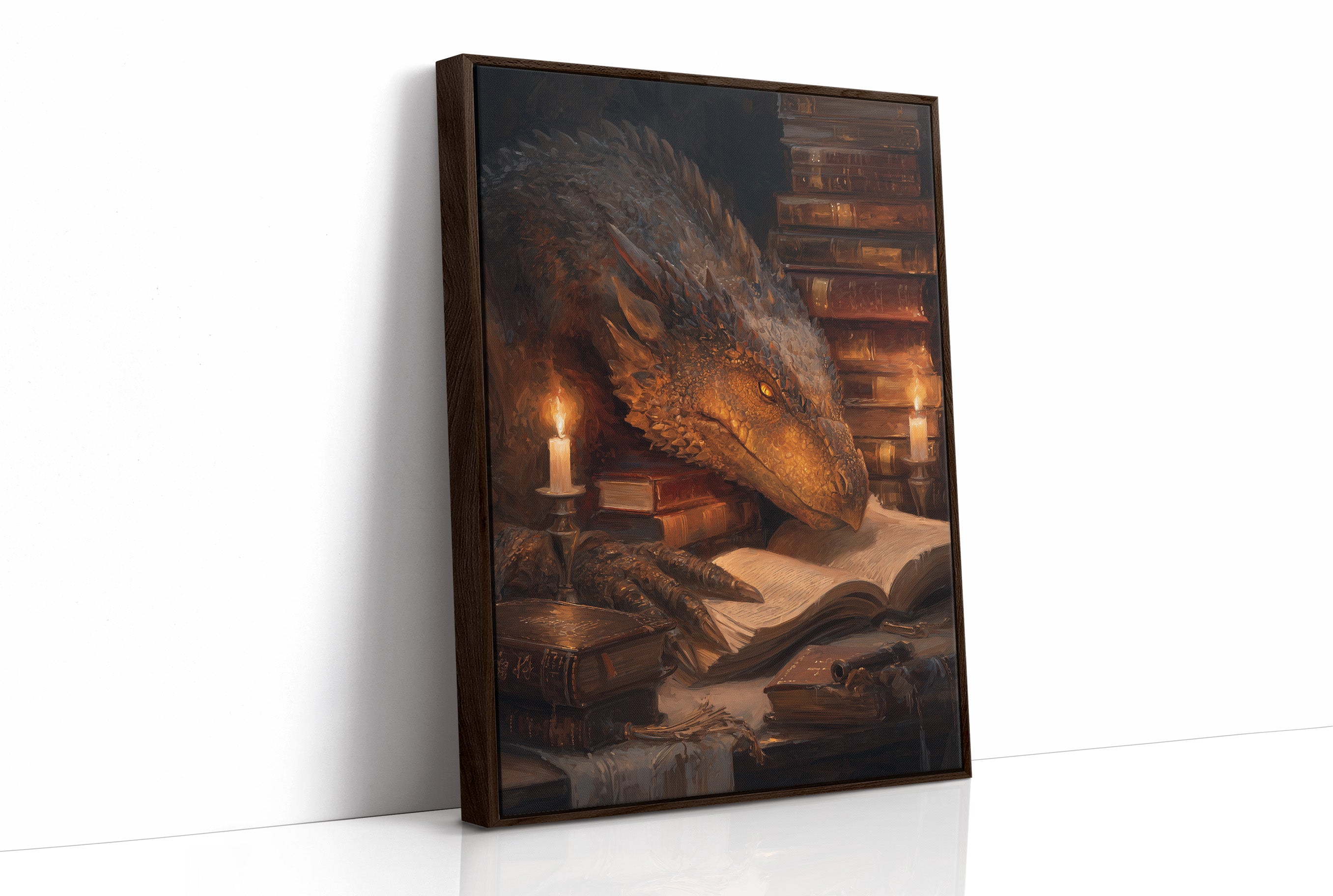 Ancient Scholar With Amber Eyes