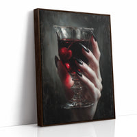 Crimson Secrets In Crystal Glass