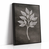 Luminous Foliage Against Midnight Canvas