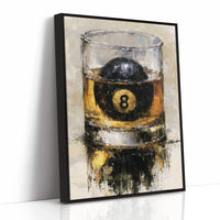 Behind the 8-Ball: A Whiskey Still Life