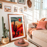 Red Mountains Sing Desert Sunlight