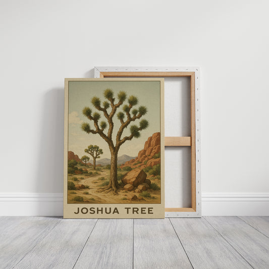 Joshua Tree Desert Landscape Art Print